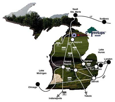 Treetops Resort - Michigan golf resort